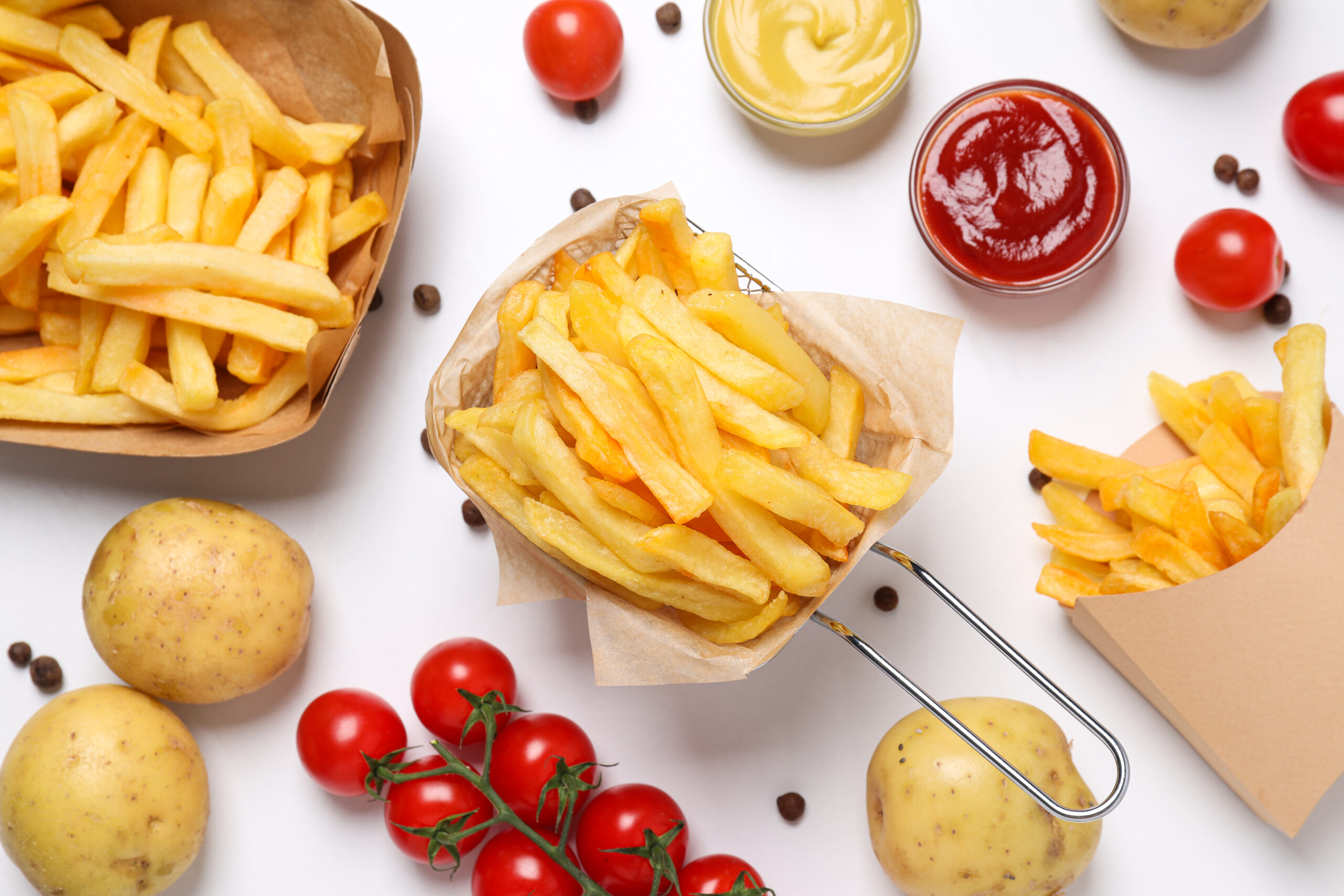 Fried potato, سیب  زمینی  سرخ کرده